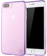 iPhone 7 Plus paars siliconenhoesje transparant siliconenhoesje / Siliconen Gel TPU / Back Cover / Hoesje Iphone 7 Plus paars doorzichtig
