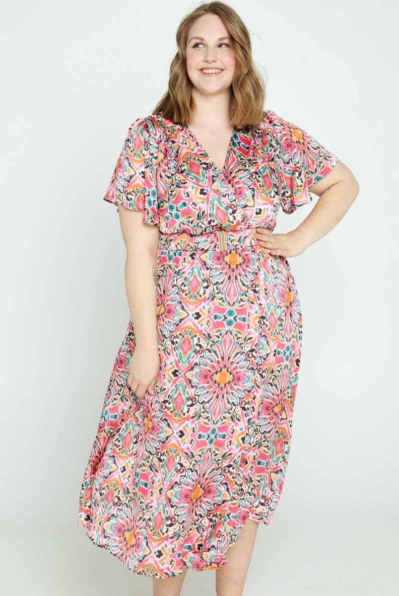 Jurk Maxi Viscose Print Kapa | Dameskleding