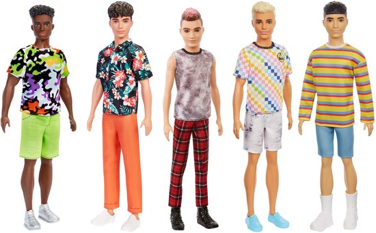 Barbie Ken Fashionistas Pop – Trendy Outfit met Sneakers – Verrassingsitem — afbeelding 3