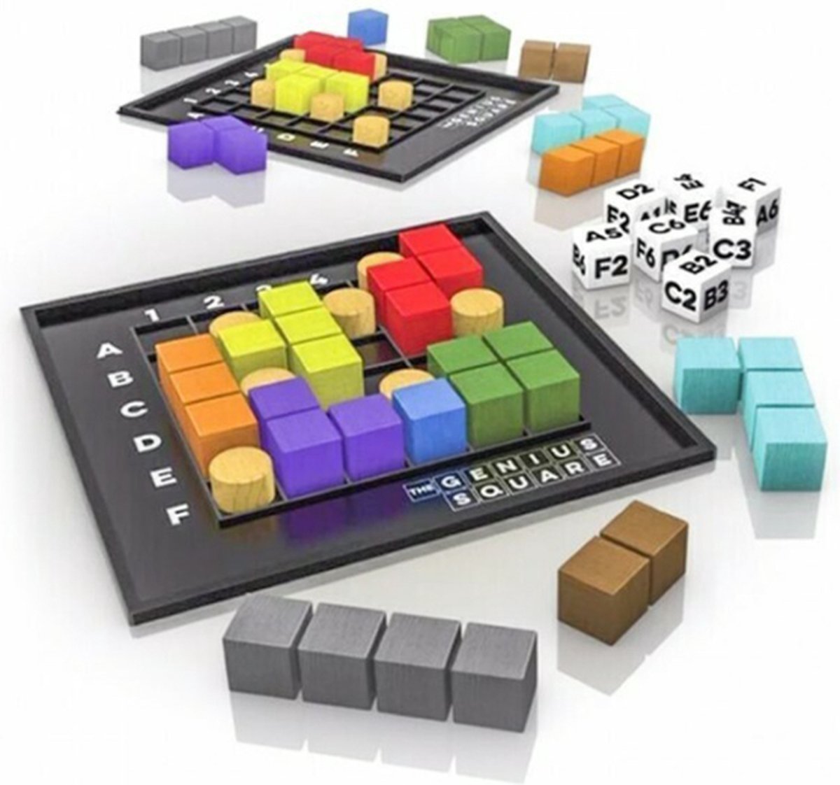 SmartGames Genius Square - Snel & Strategisch Denkspel - Meer dan 62.000 Puzzelcombinaties - Solospel & 2 Spelers - Vanaf 6 Jaar — cadeau in Spellen & Speelgoed - foto 8