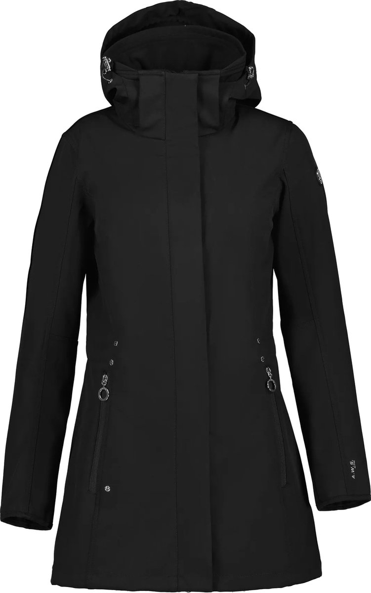 Luhta Iloniemi softshell winterjas dames Zwart