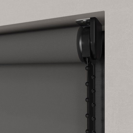 Dutchblinds Store enrouleur - translucide - Anthracite - 180x275cm - Décoration de fenêtre personnalisée