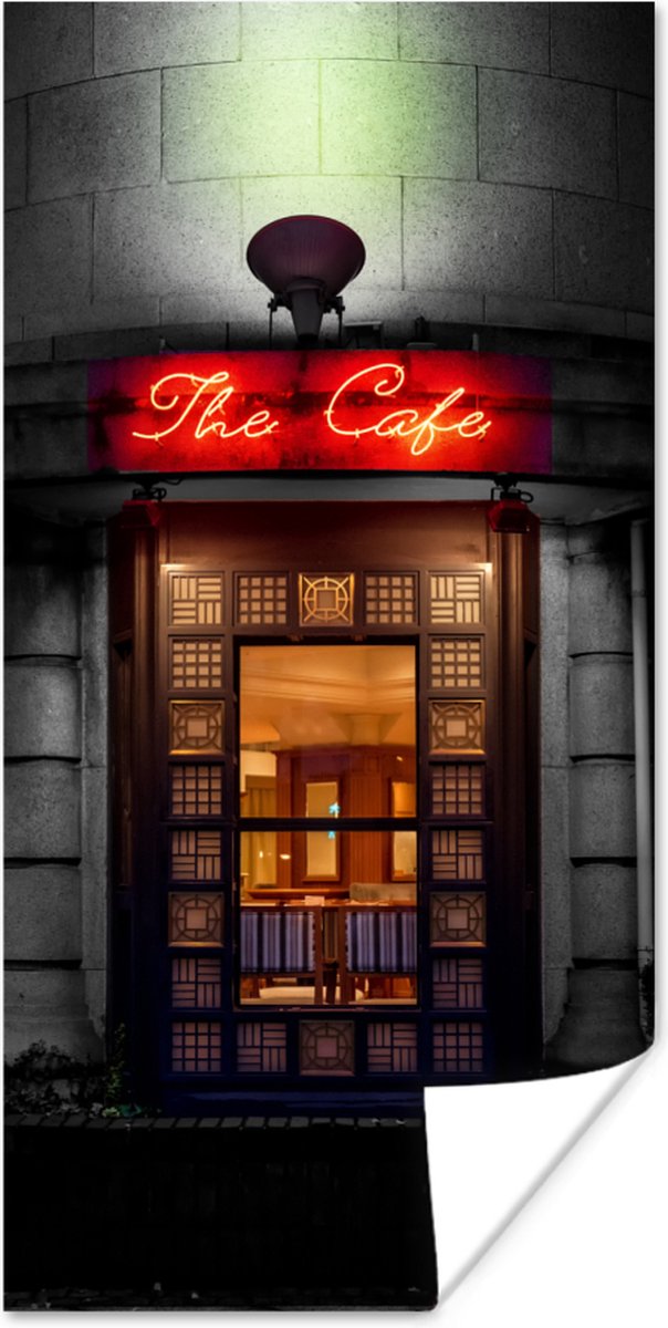 Deur - Café - Rood - Architectuur - Neonlicht