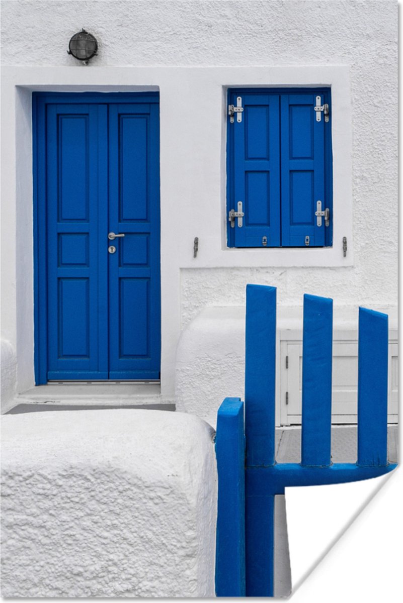 Huis - Architectuur - Blauw - Wit