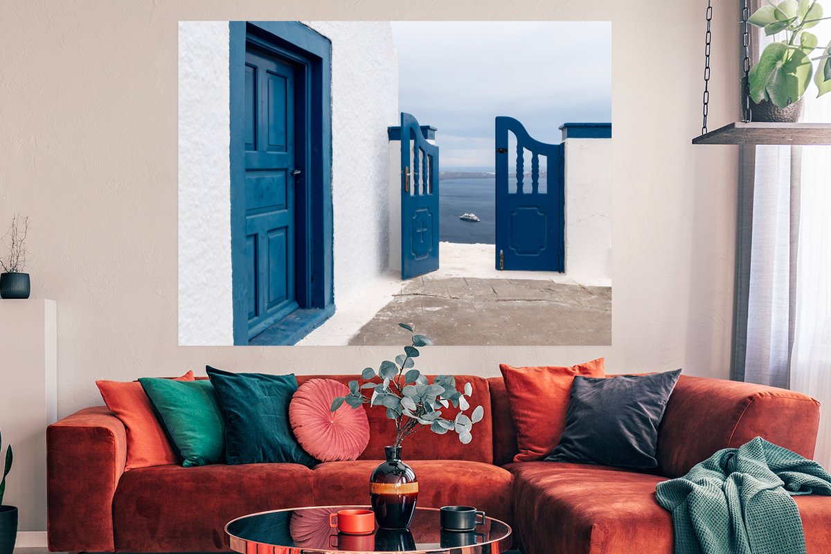Deur - Blauw - Wit - Architectuur
