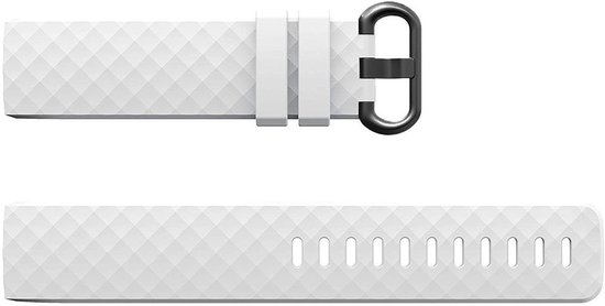 Bracelets en Siliconen adaptés au bracelet Fitbit Charge 4 - Lot de 4 bracelets - Bracelet Sport Convient au bracelet Fitbit Charge 3 - Set de 4 bracelets Zwart - Grijs - Wit - Vert - Taille S/ M (Small)