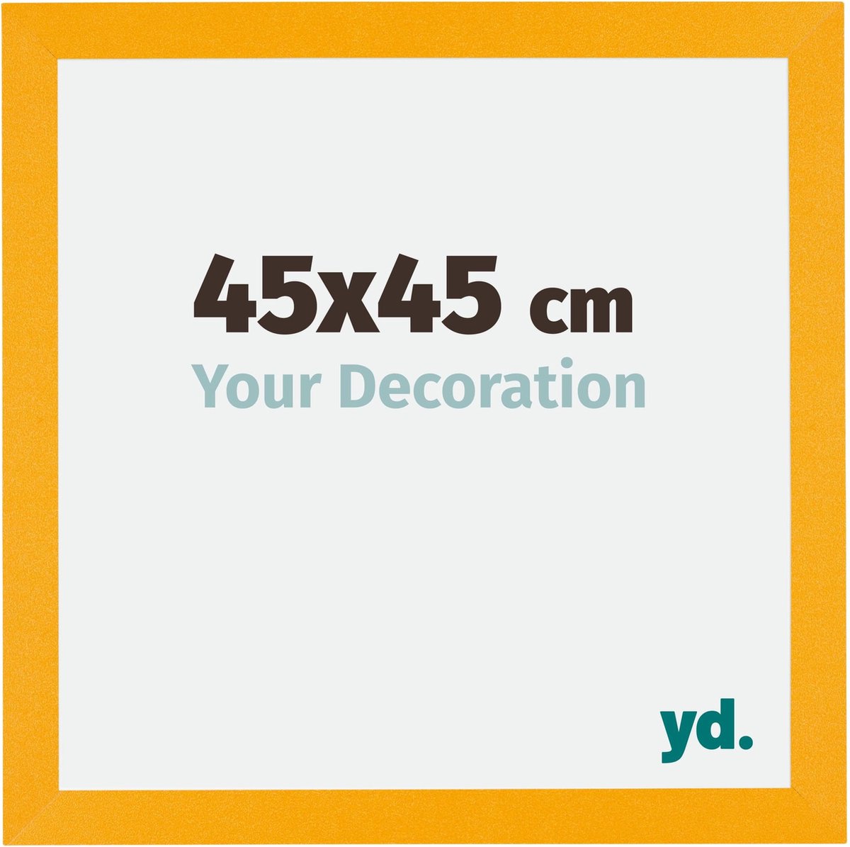 Your Decoration - Fotolijst 45x45 cm - MDF - Geel - Mura