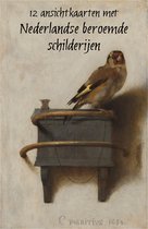 Wenskaarten set - 12 Ansichtkaarten met Nederlandse beroemde schilderijen van Vermeer, Rembrandt, Potter, Israëls, Fabritius Van Gogh, Breitner, Avercamp, Ruisdael en Hals.