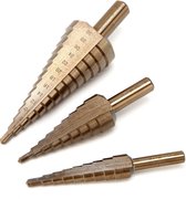 HBM 4 - 12 mm HSS - 5% Cobalt Trapgatboor / Stappenboor