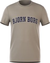 SINGLES DAY! Bjorn Borg - Essential T-Shirt Khaki - Heren - Maat XXL - Regular-fit