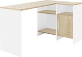 Diagone - Bureau - 136 cm - Wit