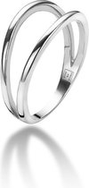 Twice As Nice ring in zilver, dubbel  62