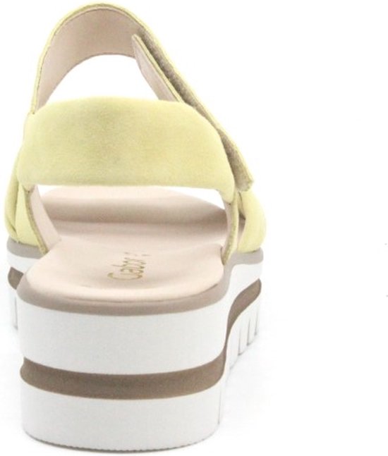 Gabor 21.790.30 goud dames sandalen | Theo Jansen Schoenen