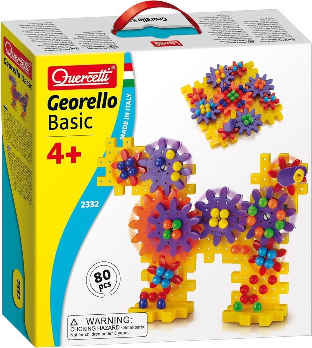 | Quercetti Georello Basic 80 delig Quercetti Georello Tech :: bouwspeelgoed :: al het speelgoed