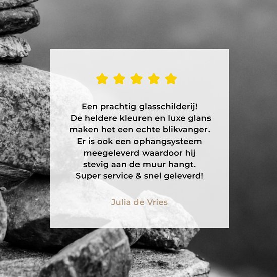 MuchoWow® Peinture sur verre 180x120 cm - Peinture sur verre - Pierres d'équilibrage en Norvège - Photo sur verre acrylique - Peintures