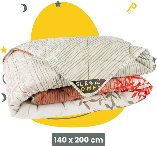 Sleep Comfy Vivid Dreams Vermilion All Year Dekbed Enkel