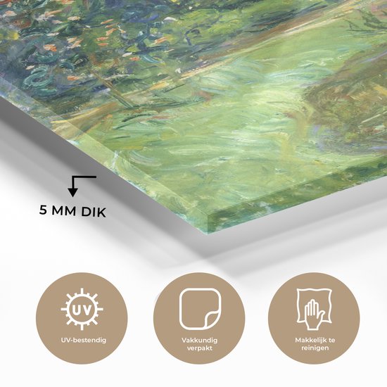 MuchoWow® Peinture sur verre - L'étang aux nénuphars - Peinture de Claude Monet - 60x80 cm - Peintures sur verre acrylique - Photo sur Glas