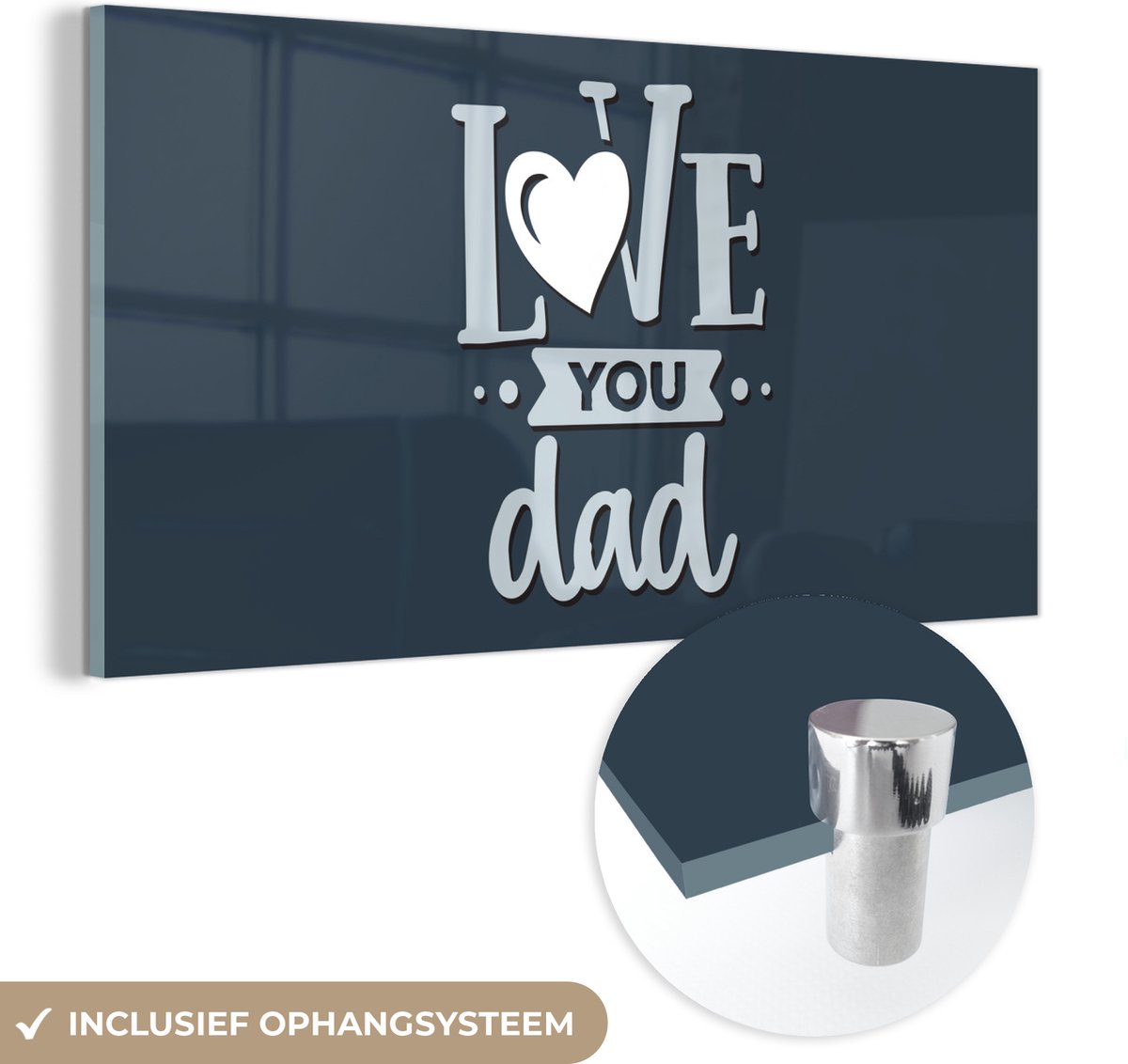 Vaderdag - Spreuken - Quotes - Love you dad - Vaderdag cadeautje - Cadeau voor vader en papa