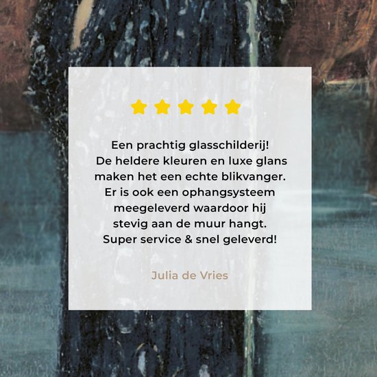 Peinture sur verre - Circe Invidiosa - peinture de John William Waterhouse - 60x120 cm - Peintures Plexiglas