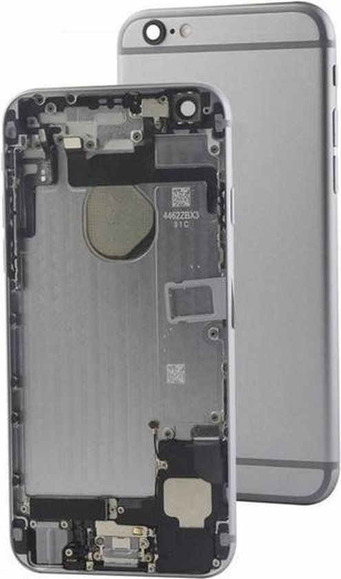 Complete behuizing geschikt voor iPhone 6 - grijs