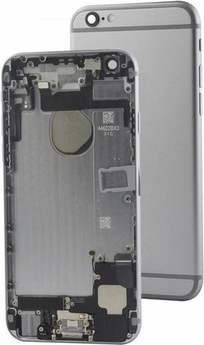 Complete behuizing geschikt voor iPhone 6 - grijs