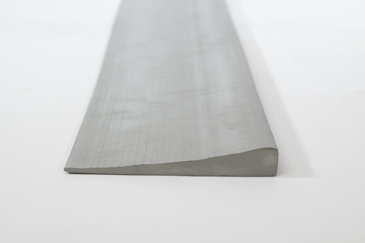 Goedkoopste Rubber drempelhulp 1,6 x 15 x 100 cm met lijmlaag (grijs