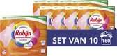 Bol.com Robijn Color Wasmiddeldoekjes - 10x16 wasstrips - Voordeelverpakking aanbieding
