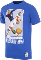 COPA - Italië 1934 World Cup Emblem T-Shirt - L - Blauw