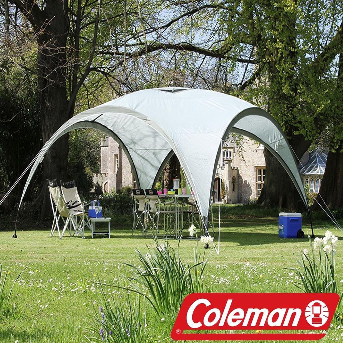 | Coleman Event Shelter XL Partytent 4.50 x 4.50 Coleman Event Shelter XL Partytent Grijs