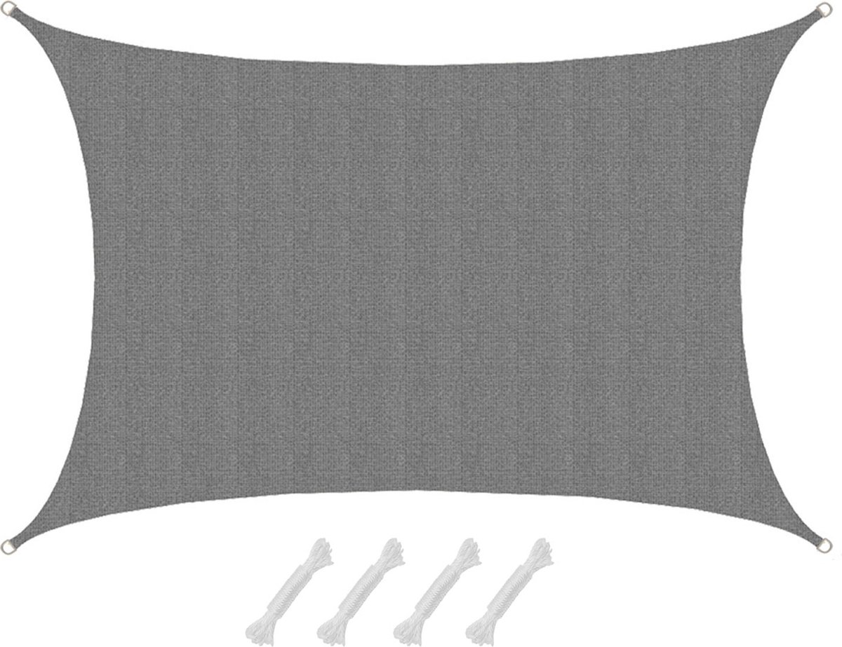 Schaduwdoek Rechthoekig 150 X 200 Cm Weerbestendig, Uv Bescherming Scheurvaste Met Oogjes En Touw Voor Serre Kippenhok Planten Outdoor Patio Yard Marineblauw 2173748312