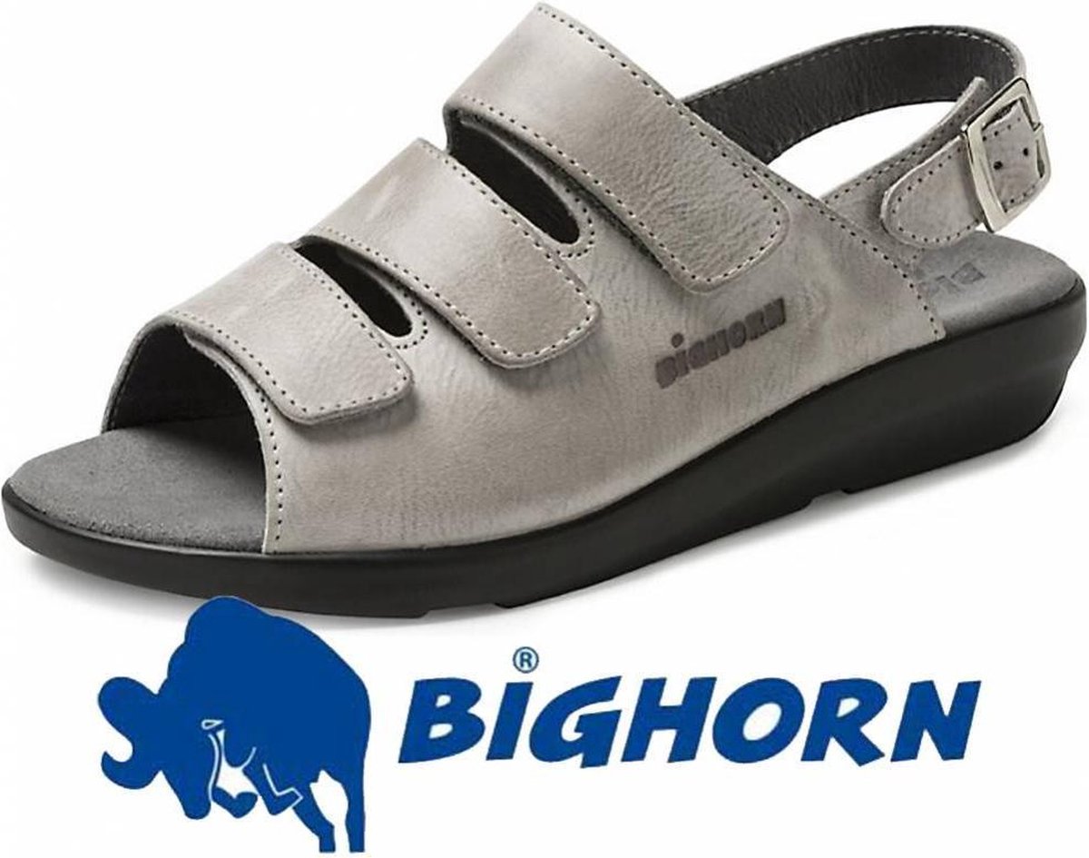 BigHorn 3237 Grijs Gezondheidssandalen Dames - Maat 39 | bol.com