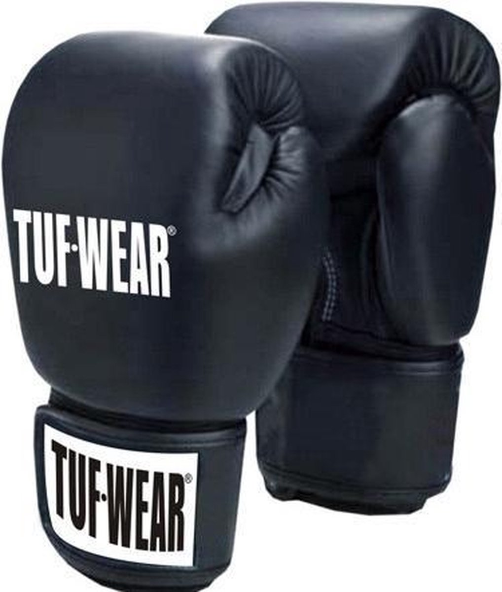 TUF Wear Muay Thai (Kick)Bokshandschoenen Zwart 10 oz