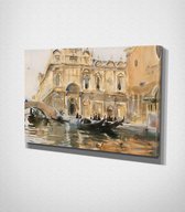 Venice – - 60 x 40 cm - Schilderij - Canvas - Slaapkamer - Wanddecoratie  - Slaapkamer - Foto op canvas