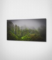 Waterfalls In The Jungle Canvas- 100 x 60 cm