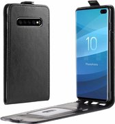 Flip case Samsung S10 zwart leer