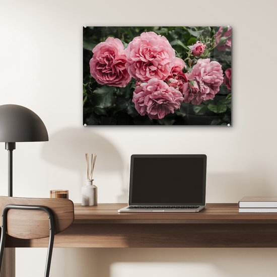 MuchoWow® Peinture sur Verre - fleurs-7-1-1 - 60x40 cm - Peintures sur Verre Acrylique - Photo sur Glas