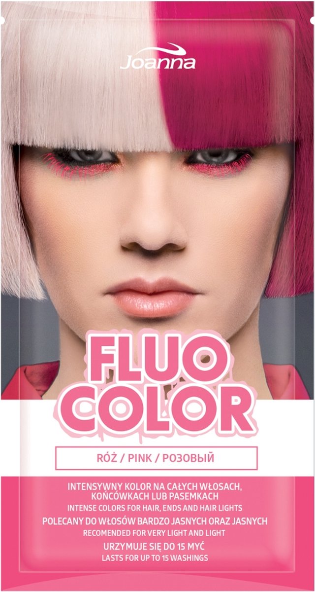 Joanna - Fluo Color Shampoo Roses 35G