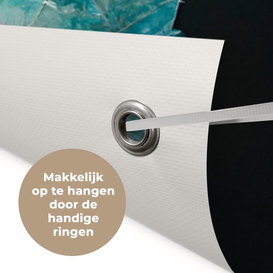 Affiche de jardin - Toile de jardin - Posters de jardin extérieur - Fleurs - Plantes - Zwart - Wit - 90x120 cm - Jardin