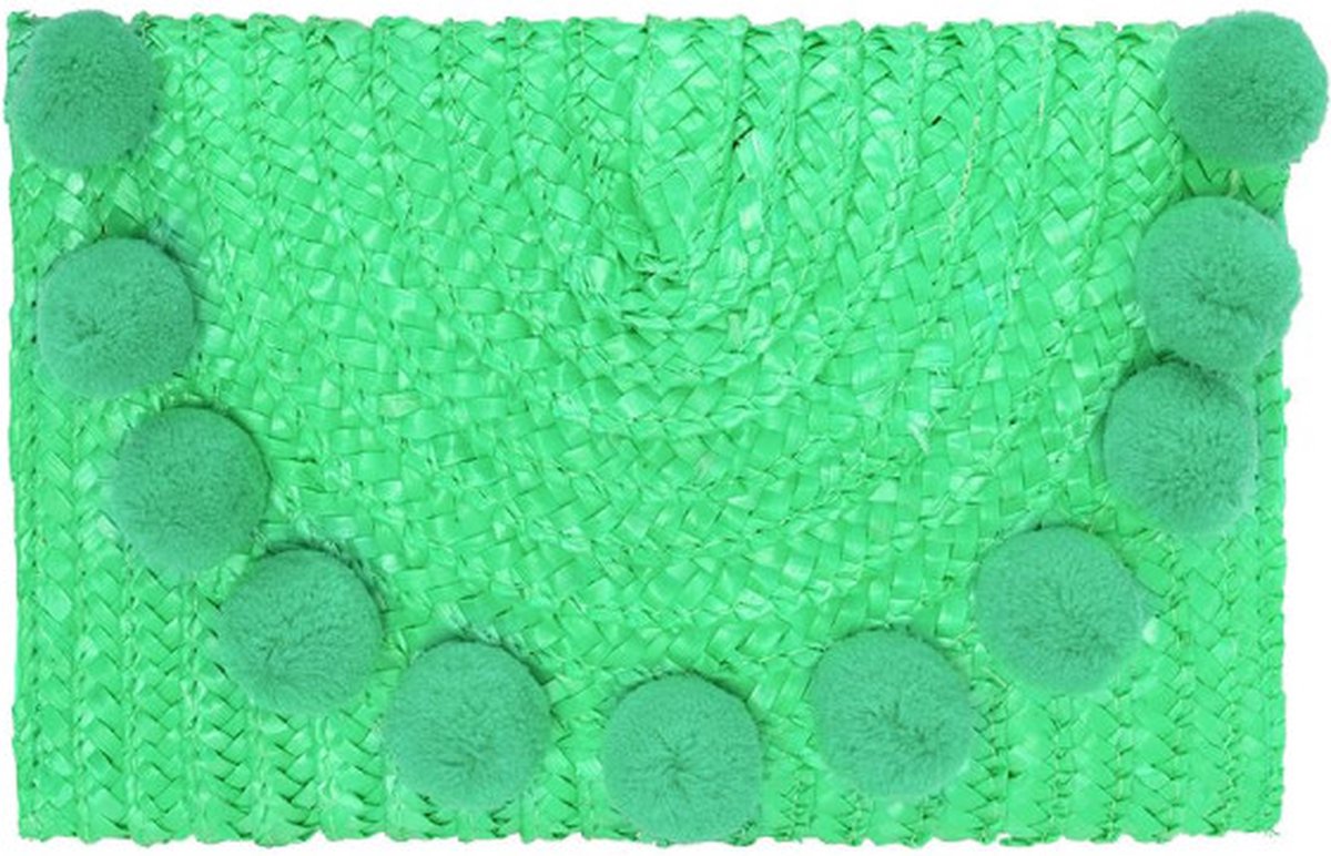 YWG Stro clutch met pompons