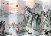 Fine Asianliving Chinees Kamerscherm Oosters Scheidingswand B240xH180cm 6 Panelen Bergenlandschap