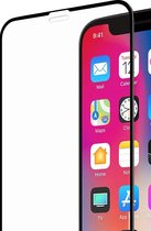 DrPhone iPhone XR / iPhone 11 (6.1 inch) Glas 9D Volledige Ultieme Glazen Dekking Full coverage Curved Edge Frame Tempered glass – Extra dun Anti-Krasvrij & Anti-Crack + NL Handleiding – Zwar