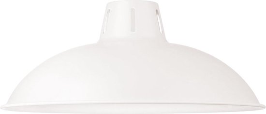 Home Sweet Home Lampenkap Altis rond - van metal - Wit - Moderne Lampenkap - 30.5/30.5/12cm - E27 lamphouder - voor hanglamp - RoHS getest