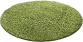 Vloerkleed Life Shaggy Groen (160 cm Rond)