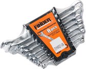 Finder Tools Steek- & Ringsleutelset 6 Tot 19 mm 8-delig