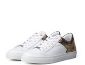 KUNOKA Gabrielle white/scaly gold - Sneakers Dames - maat 42 - Wit Goud