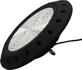 LED UFO High Bay 100W - Aigi - MEAN WELL Driver - Magazijnverlichting - Waterdicht IP65 - Helder/Koud Wit 5700K - Aluminium