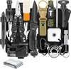 YONO Survival Kit Outdoor - Armband - Zakmes - Zaklamp - Vuurstarter - Kompas - Nooddeken en meer - XL Set