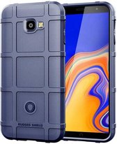 Hoesje geschikt voor Samsung Galaxy j4 Plus - Beschermende hoes - Back Cover - TPU Case - Blauw