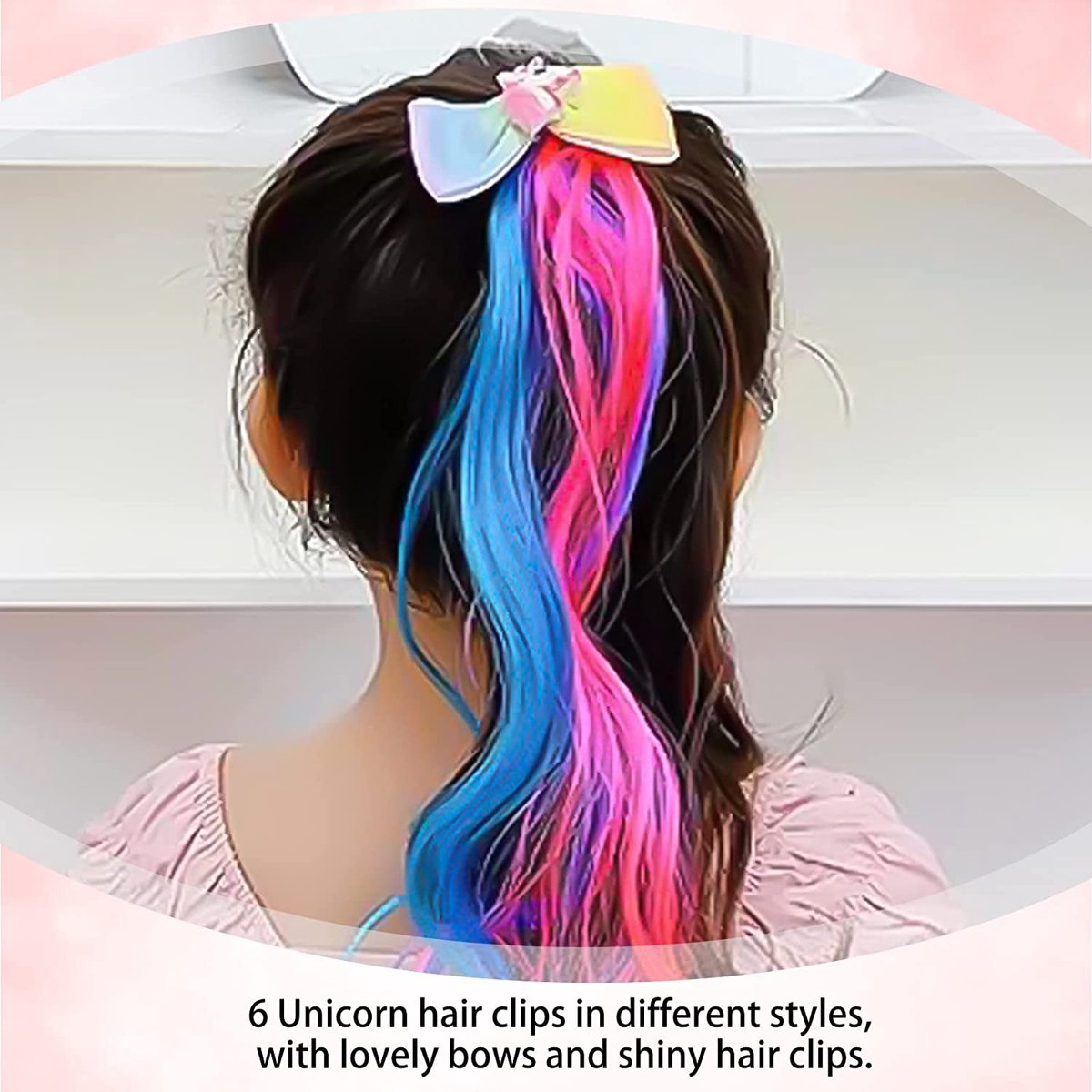 Clipoorbellen: Blauwe strikjes hangend – Hippe Girls
