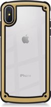 Schokbestendig PC + TPU-hoesje voor iPhone XS Max (goud)